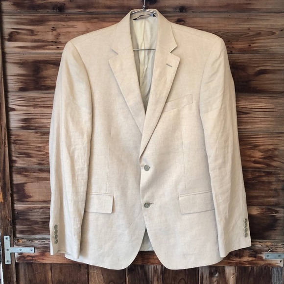 Nordstrom Mens Shop Linen Sports Coat Sz.38